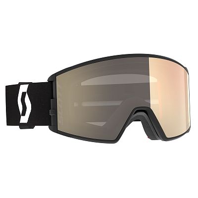 Превью Фотохромная горнолыжная маска Маска горнолыжная SCOTT React LS Mineral Black/White/Bronze Chrome (414502-7641245)